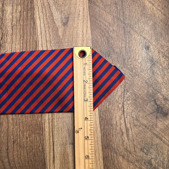 Vintage Brooks Brothers 100% Silk Tie Men's Handmade Business Size 58" Blue 6652 - Picture 5 of 6
